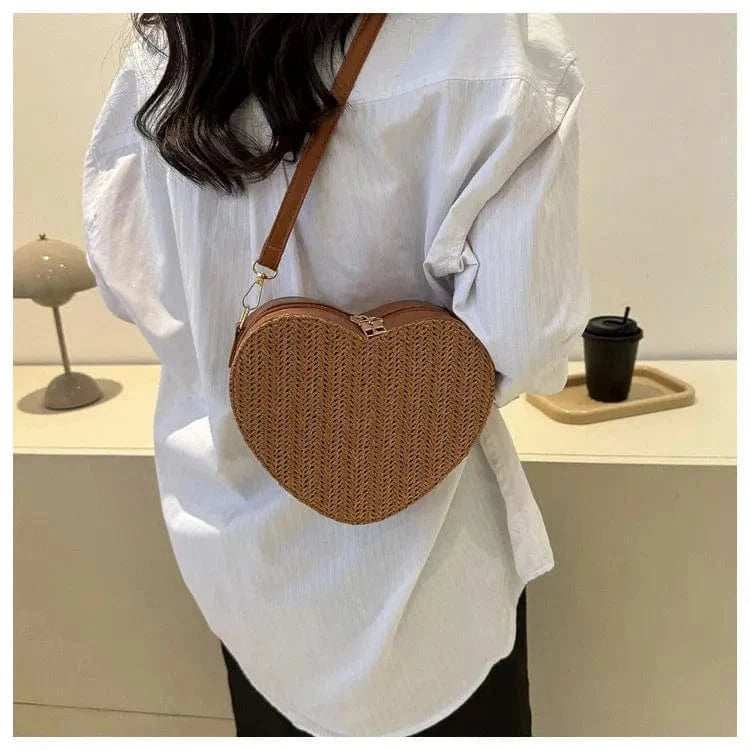 Straw Effect Bag | Lovely