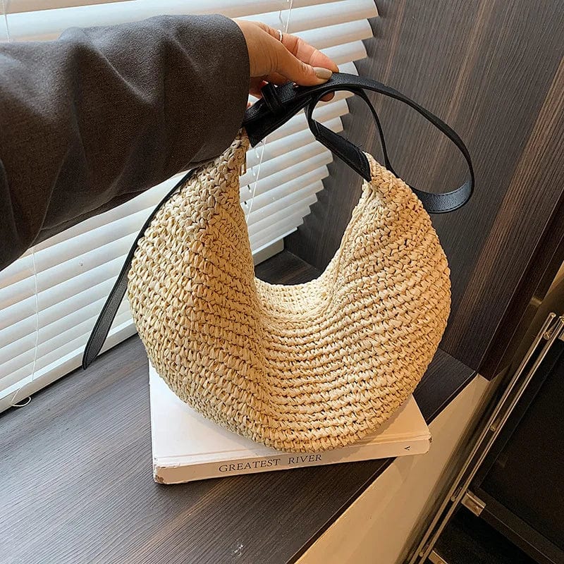 Straw Hobo Bag