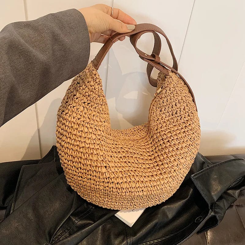 Straw Hobo Bag