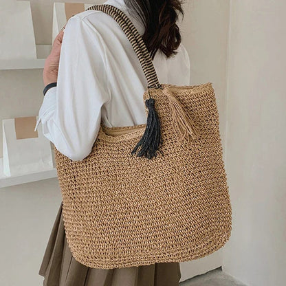 Straw Shopper Bags | Sophia