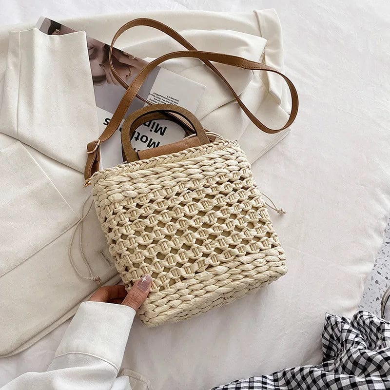 Straw Side Bag | Lea