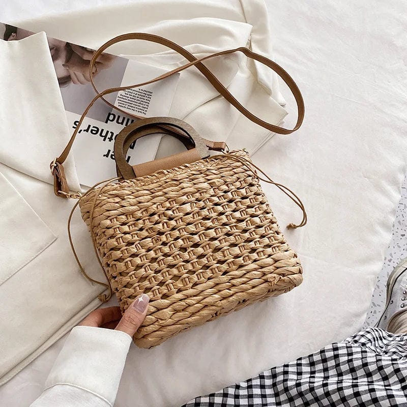 Straw Side Bag | Lea