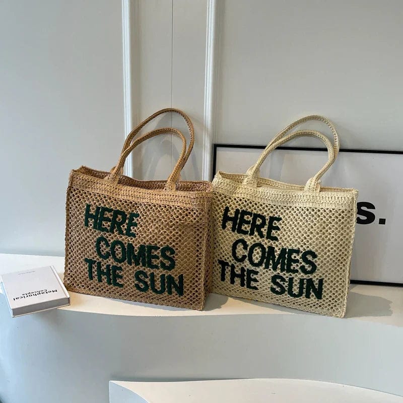 Straw Tote Bag Designer | Sunny