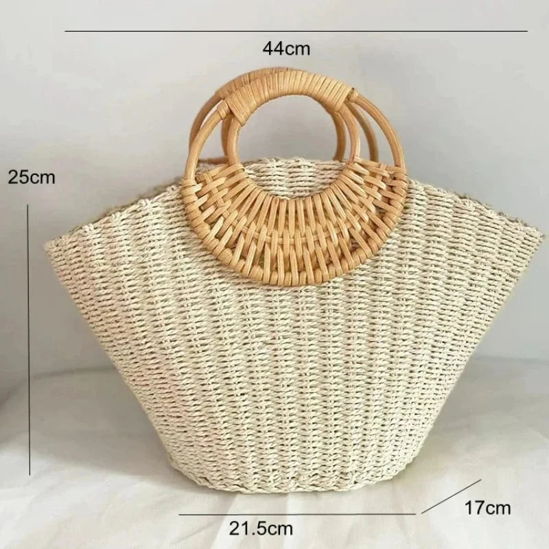 Women's straw bag | Micha