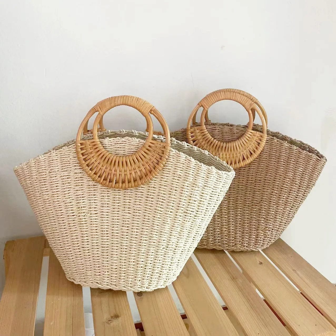 Women's straw bag | Micha