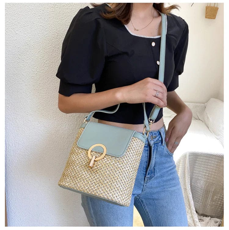 Women's Straw Shoulder Bag | Briana