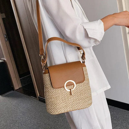 Women's Straw Shoulder Bag | Briana