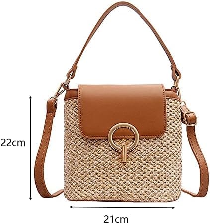 Women's Straw Shoulder Bag | Briana