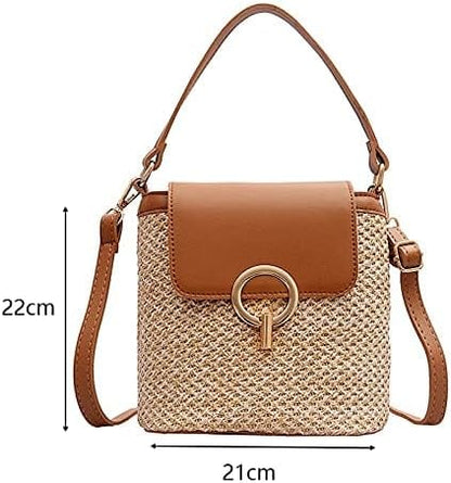 Women's Straw Shoulder Bag | Briana
