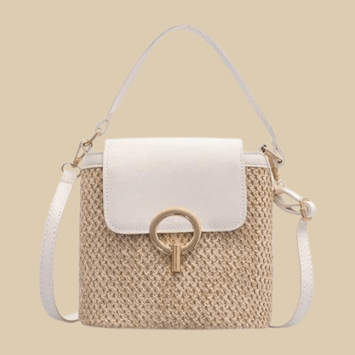 Women's Straw Shoulder Bag | Briana White