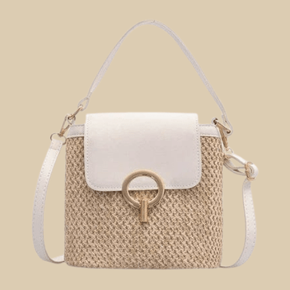 Women's Straw Shoulder Bag | Briana White