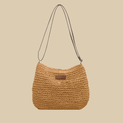 Woven Handbag Straw Leather | Patricia Brown