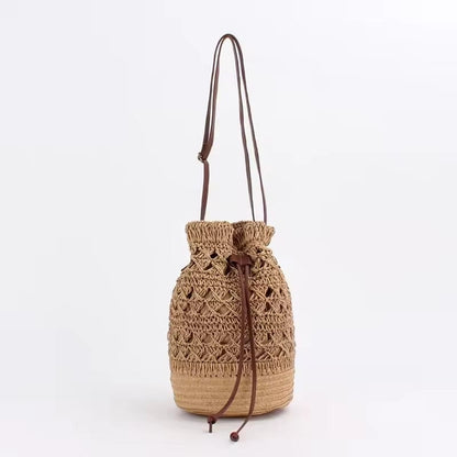 Woven Straw Bucket | Maho