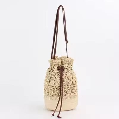 Woven Straw Bucket | Maho