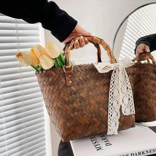 Woven Wicker Bag | Kayna